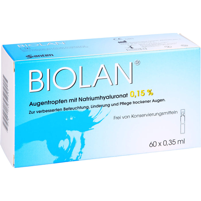 Biolan® Augentropfen, 60X0.35 ml EDP