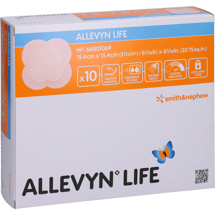 ALLEVYN LIFE 15,4x15,4cm, 10 St VER