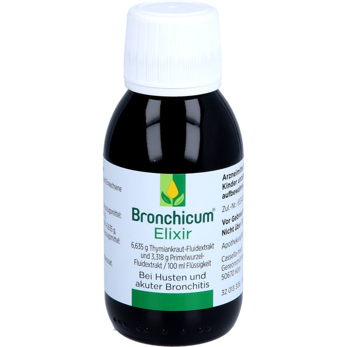 Bronchicum Elixir bei Husten und akuter Bronchitis, 100 ml Solution