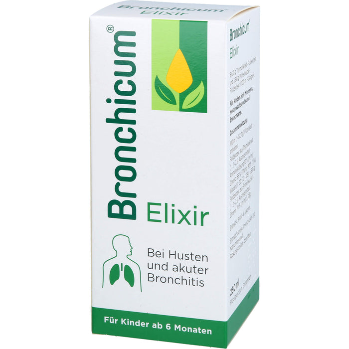 Bronchicum Elixir bei Husten und akuter Bronchitis, 250 ml Lösung