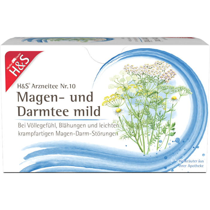 H&S Arzneitee Nr. 10 Magen- und Darmtee mild, 20 St. Filterbeutel