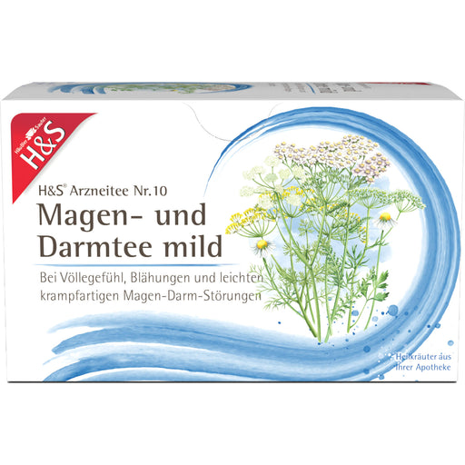 H&S Arzneitee Nr. 10 Magen- und Darmtee mild, 20 St. Filterbeutel