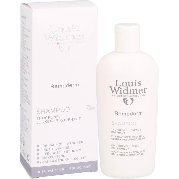 Widmer Remederm Shampoo nicht parfümiert, 150 ml Shampoo