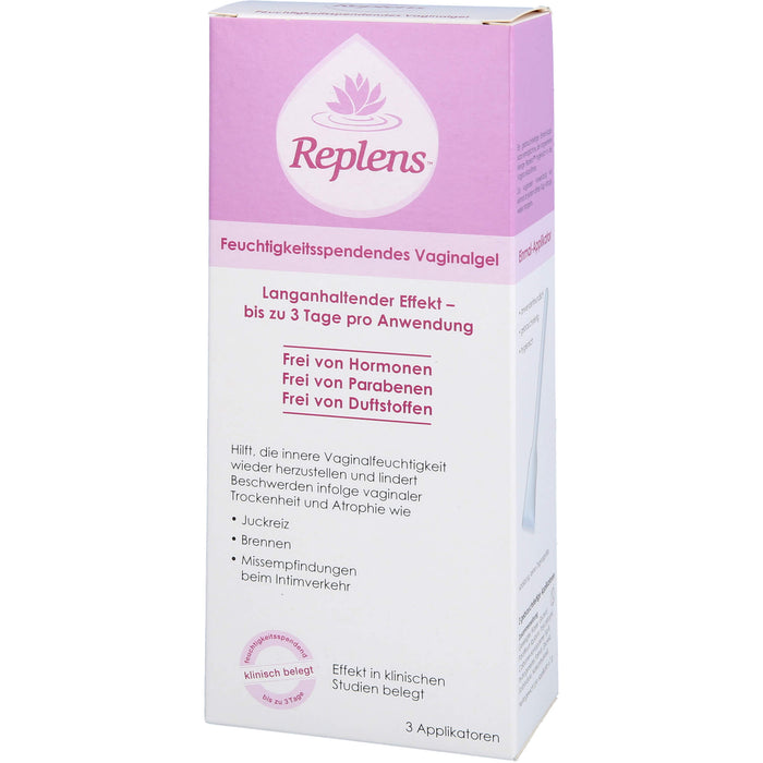 Replens feuchtigkeitsspendendes Vaginalgel, 3 St. Gel