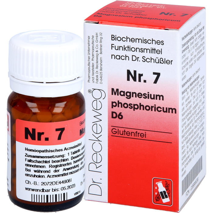Dr. Reckeweg Biochemie 7 Magnesium phosphoricum D6 Tabletten, 200 St. Tabletten