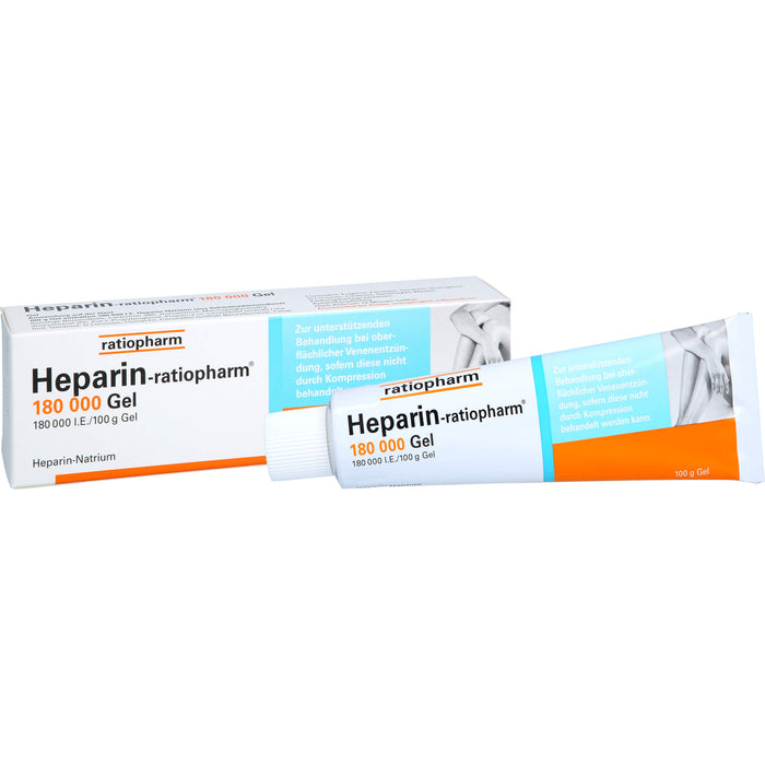 Heparin-ratiopharm 180 000 Gel, 100 g Gel