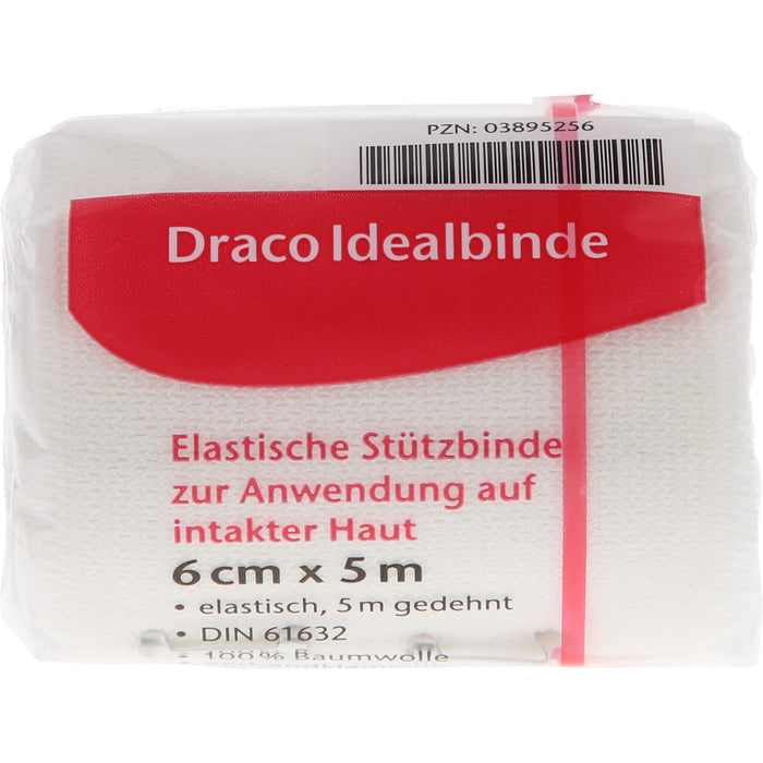 Draco Idealbinde elastisch schlingkantig 6 cm x 5 m, 1 St. Binde