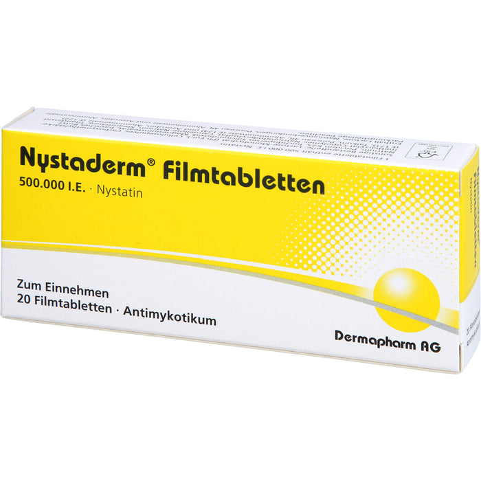 Nystaderm Filmtabletten Antimykotikum, 20 St. Tabletten
