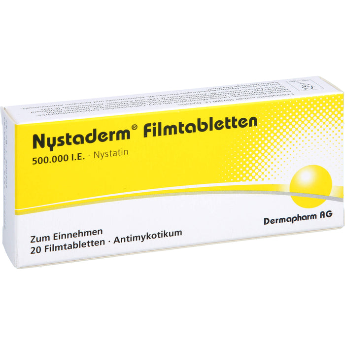 Nystaderm Filmtabletten Antimykotikum, 20 St. Tabletten