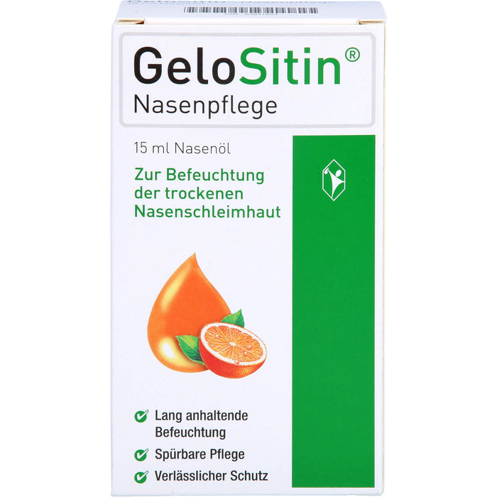 Gelositin Nasenpflege Nasenöl, 15.0 ml Lösung