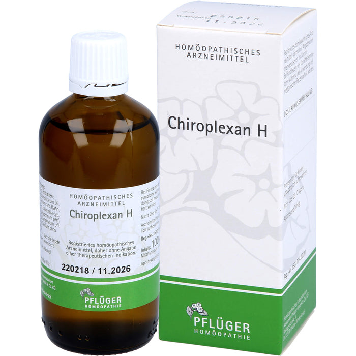 Chiroplexan H Tropfen, 100 ml Lösung