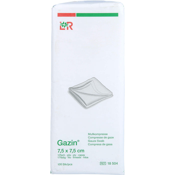 Gazin OP Kompressen 7,5x7,5cm, 100 St KOM