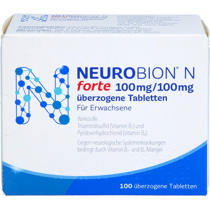 Neurobion N forte überzogene Tabletten, 100 St. Tabletten