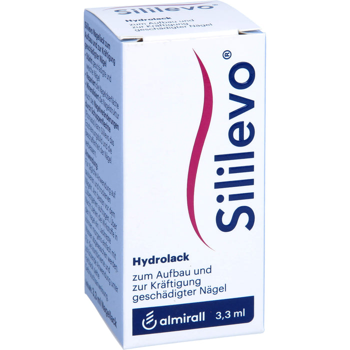 Sililevo Hydrolack  zum Aufbau und zur Kräftigung  geschädigter Nägel, 3.3 ml Lösung