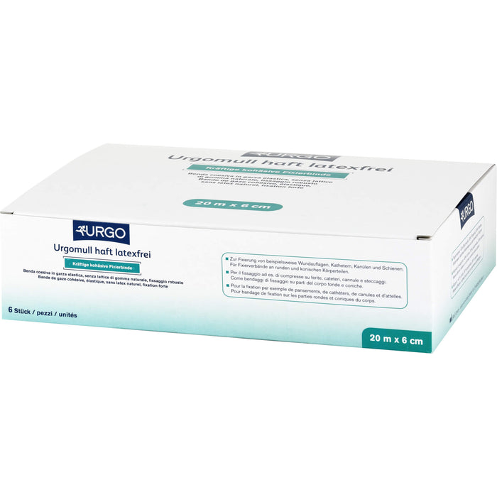 Urgomull haft latexfrei 20 m x 6 cm, 6 St. Binde