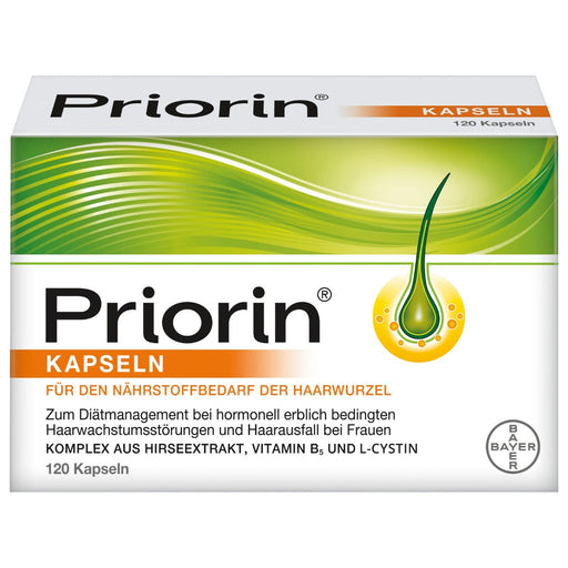 Priorin Kapseln für den Nährstoffbedarf der Haarwurzel, 120 St. Kapseln