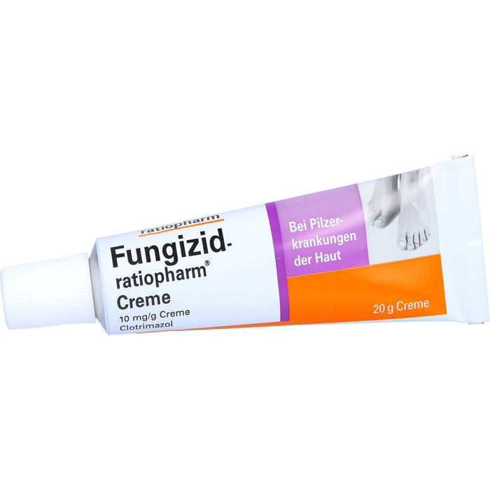 Fungizid-ratiopharm Creme bei Pilzerkrankungen der Haut, 20 g Creme