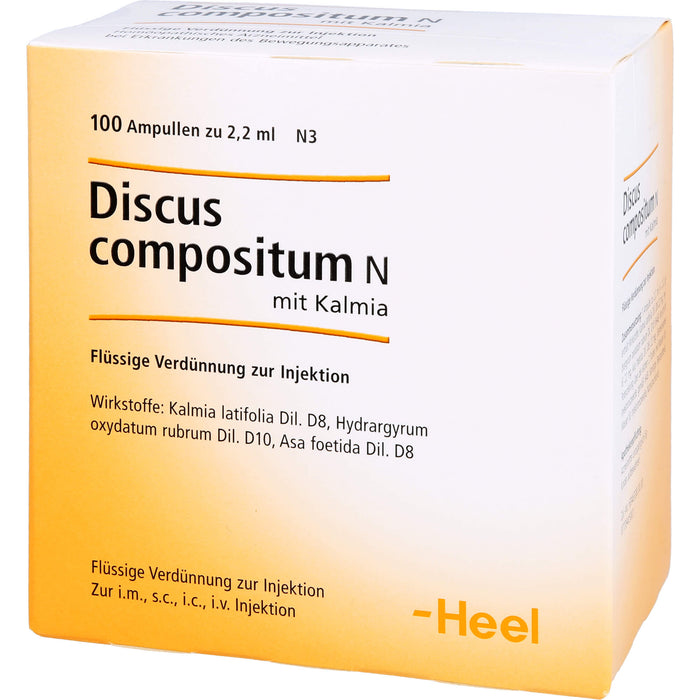 Heel Discus compositum N mit Kalmia flüssige Verdünnung, 100 St. Ampullen