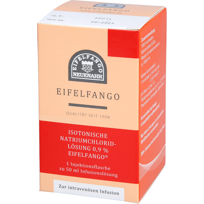 EIFELFANGO Isotonische Natriumchlorid-Lösung 0,9 % Infusionslösung, 50 ml Lösung