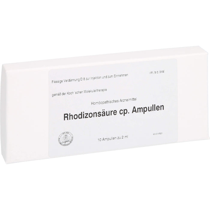 Wulf Rabe's Rhodizonsäure cp Ampullen, 10 St. Ampullen