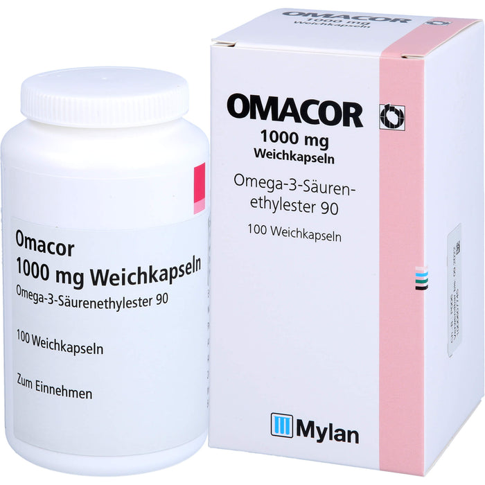 Omacor 1000 mg Eurim Weichkapseln, 100 St WKA