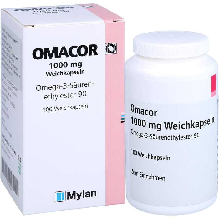 Omacor 1000 mg Eurim Weichkapseln, 100 St WKA