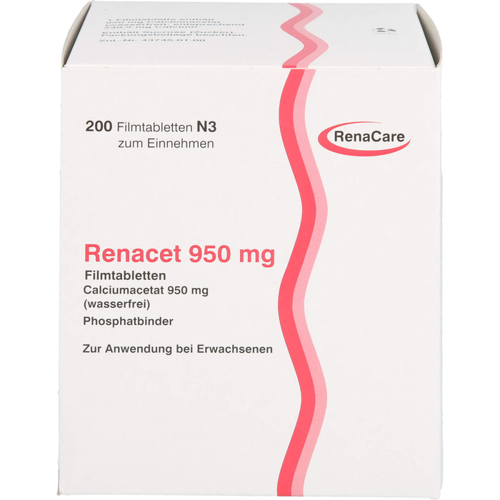 Renacet 950 mg Filmtabletten, 200 St FTA