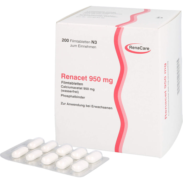 Renacet 950 mg Filmtabletten, 200 St FTA