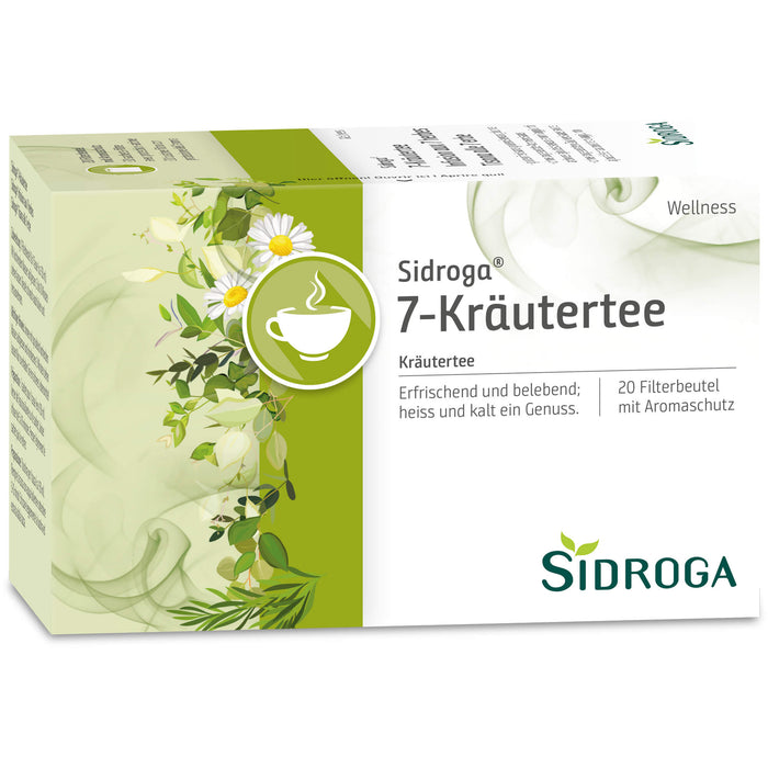 Sidroga Wellness 7-Kräutertee, 20 St. Filterbeutel
