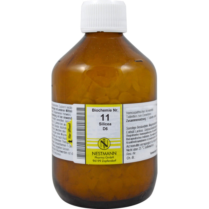 Nestmann Biochemie 11 Silicea D 6 Tabletten, 1000 St. Tabletten