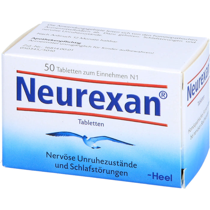 Neurexan Tabletten bei nervösen Unruhezuständen und Schlafstörungen, 50 St. Tabletten