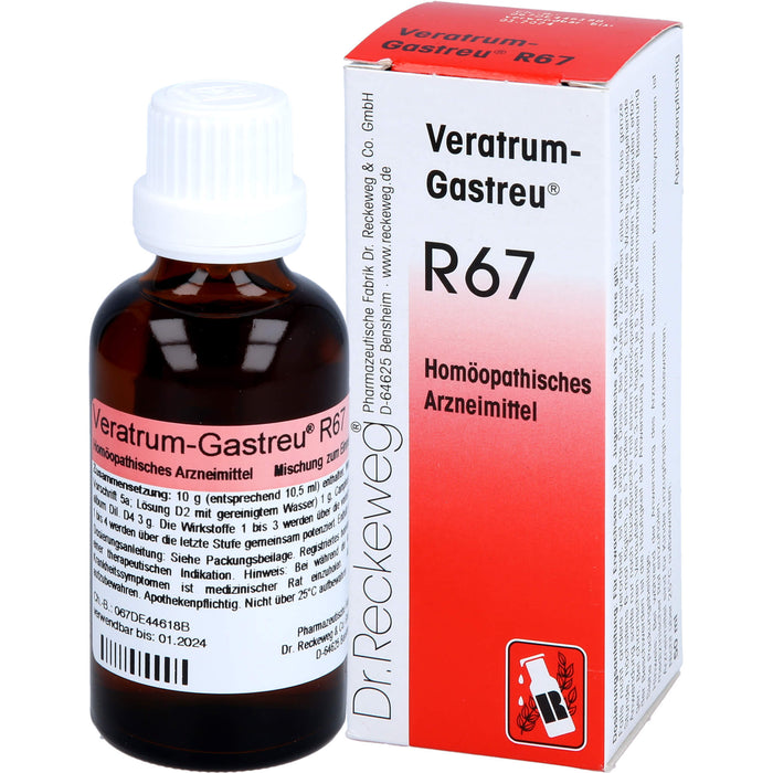 Dr. Reckeweg Veratrum-Gastreu R67 Tropfen, 50 ml Lösung