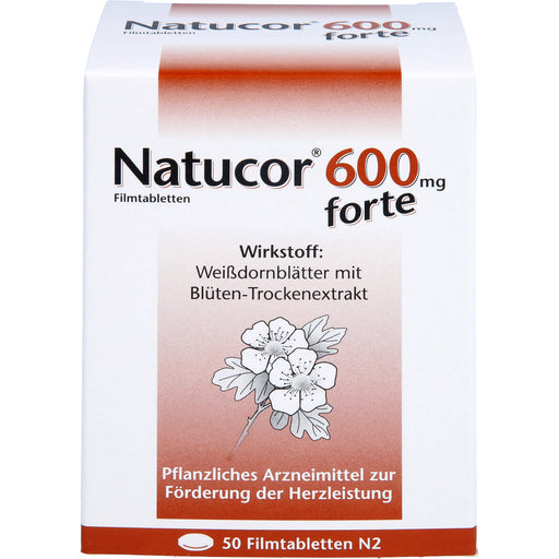 Natucor 600 mg forte, Filmtabletten, 50 St FTA
