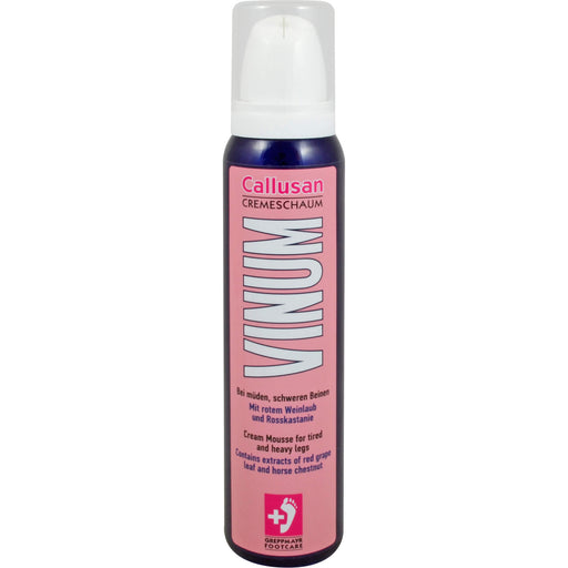 Callusan Vinum Cremeschaum bei müden, schweren Beinen, 125 ml Schaum