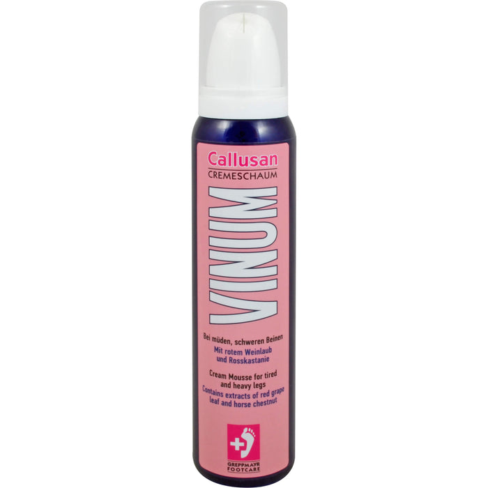 Callusan Vinum Cremeschaum bei müden, schweren Beinen, 125 ml Schaum