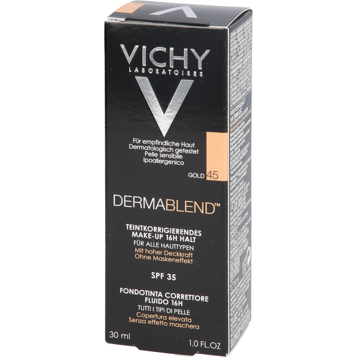 VICHY Dermablend teintkorrigierendes Make-up Fluid 45 Gold, 30 ml Lösung