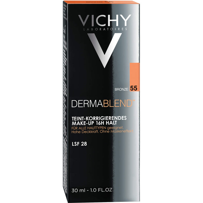 VICHY Dermablend teintkorrigierendes Make-up Fluid 55 Bronze, 30 ml Lösung