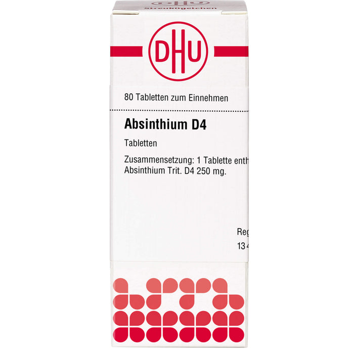 DHU Absinthium D4 Tabletten, 80 St. Tabletten