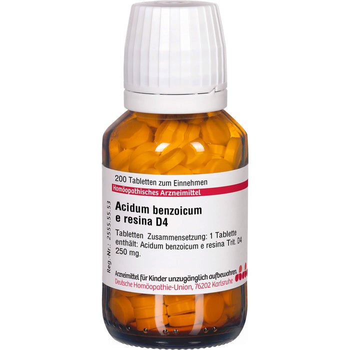 DHU Acidum benzoicum e resina D4 Tabletten, 200 St. Tabletten