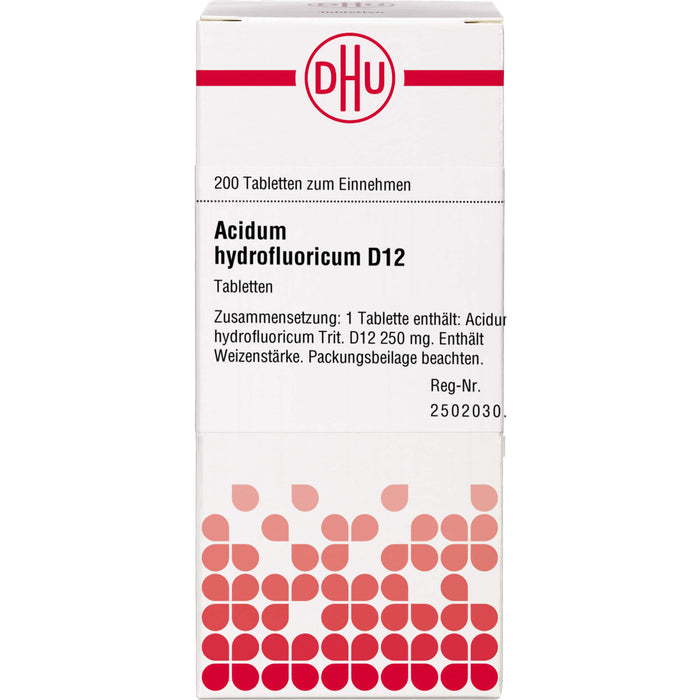 DHU Acidum hydrofluoricum D12 Tabletten, 200 St. Tabletten