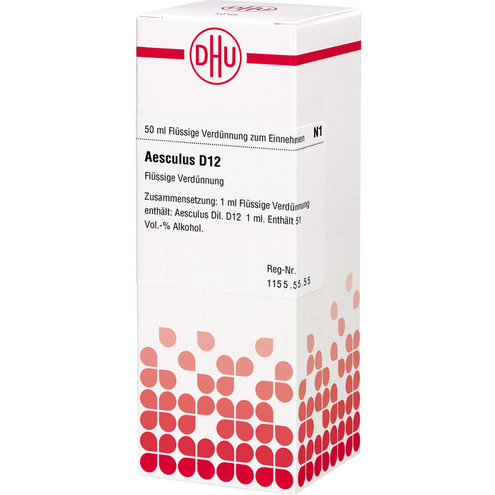 DHU Aesculus D12 Dilution, 50 ml Lösung