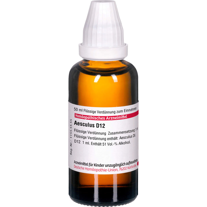 DHU Aesculus D12 Dilution, 50 ml Lösung