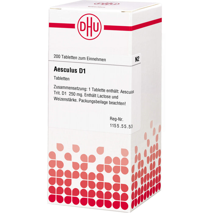 DHU Aesculus D1 Tabletten, 200 St. Tabletten