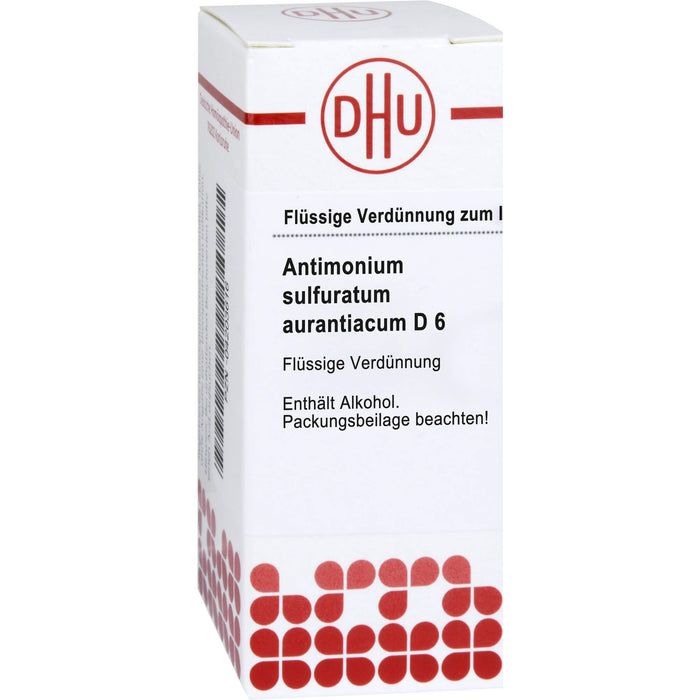 Antimonium sulfuratum aurantiacum D6 DHU Dilution, 50 ml Lösung