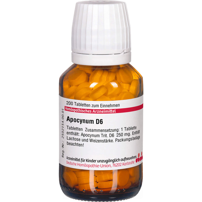 Apocynum D6 DHU Tabletten, 200 St. Tabletten
