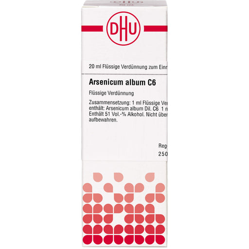 DHU Arsenicum album C6 Dilution, 20 ml Lösung