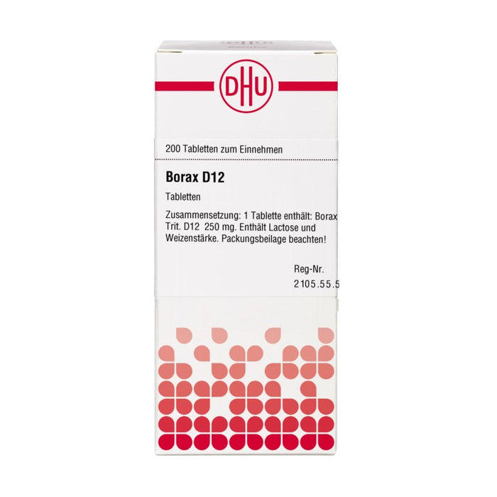 DHU Borax D12 Tabletten, 200 St. Tabletten