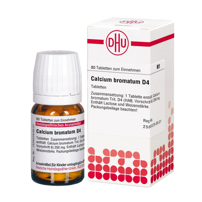 Calcium bromatum D4 DHU Tabletten, 80 St. Tabletten