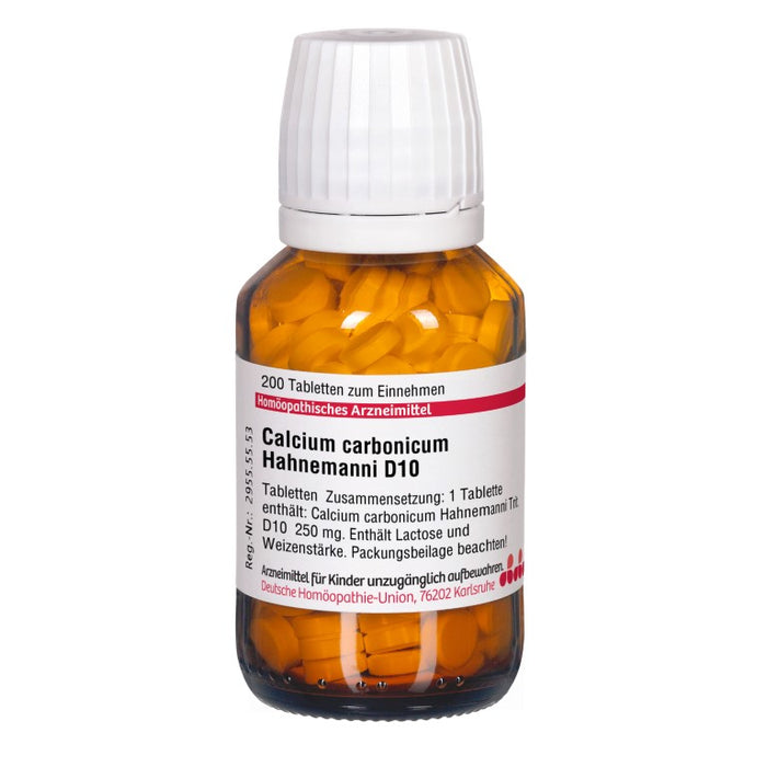 Calcium carbonicum D10 DHU Tabletten Hahnemanni, 200 St. Tabletten