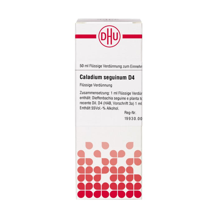 Caladium seguinum D4 DHU Dilution, 50 ml Lösung